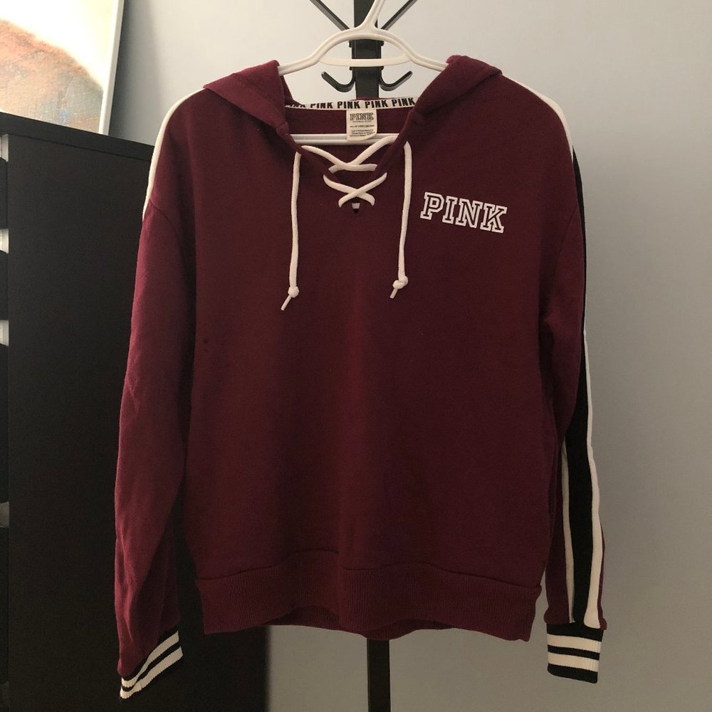 Victoria's Secret PINK Laceup Hoodie